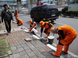 DPRD Minta Perbaikan Trotoar Sudirman Selesai Sebelum Asian Games