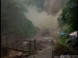 Tersebar Video Bah di Air Terjun Tawangmangu, Bagaimana Sebenarnya?