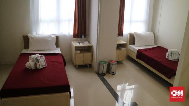 Salah satu ruangan di Wisma Atlet.