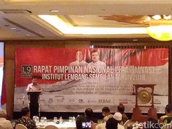 Buka Rapimnas Institut Lembang 9, JK Bicara Tahun Politik