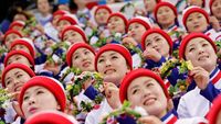 Foto: Cheerleader Korut yang Disebut Jadi Budak Seks Rezim Kim Jong Un