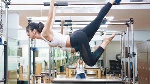Foto: Biar Makin Fit, Artis Cantik Nasya Marcella Rajin Pilates