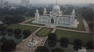 Foto Drone: Kemegahan Bangunan Kota Kolkata