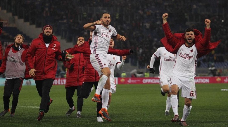 Kemenangan Pertama Milan di Markas Roma Sejak 2011 Kemenangan Pertama Milan di Markas Roma Sejak 2011