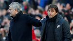 Foto: Momen Jabat Tangan Mourinho-Conte di Old Trafford