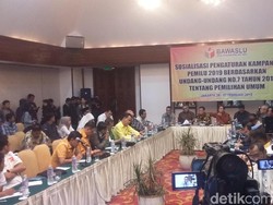 Pemilu 2019, Bawaslu Larang Parpol Kampanye sampai 23 September