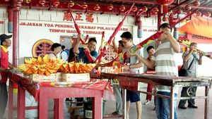 Foto: Jelang Cap Go Meh, Warga Singapura Datangi Pulau Kemaro Sumsel