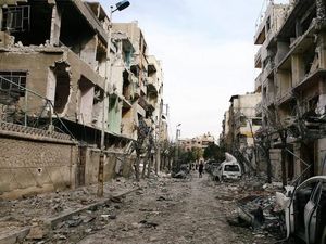 Orang-orang di Ghouta Timur Suriah Dikabarkan Kena Racun Gas Klorin