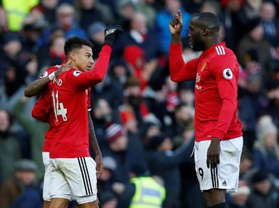 Foto: Gol dan Assist Lukaku Menangkan Setan Merah