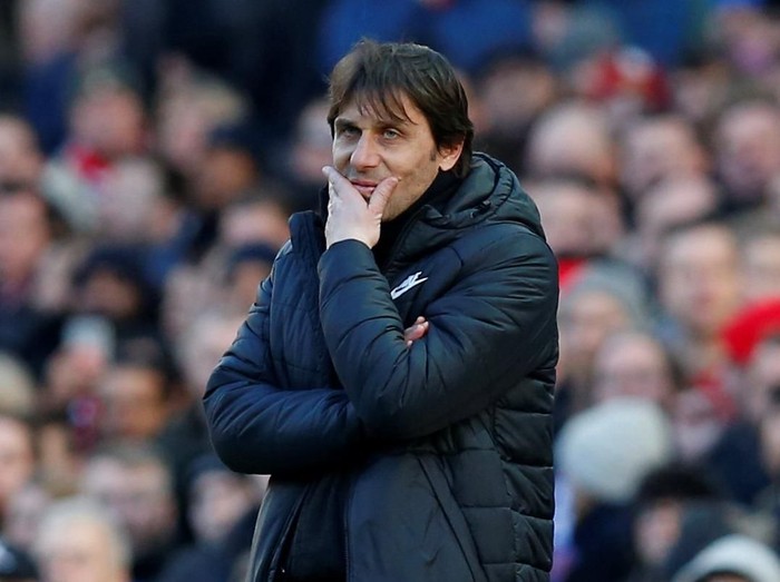 Soccer Football - Premier League - Manchester United vs Chelsea - Old Trafford, Manchester, Britain - February 25, 2018   Chelsea manager Antonio Conte     REUTERS/Andrew Yates    EDITORIAL USE ONLY. No use with unauthorized audio, video, data, fixture lists, club/league logos or 