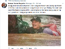 Di Balik Foto Heroik Sertu Waki Selamatkan Warga Terseret Banjir