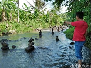 Kala Batu Bersusun di Aliran Sungai Gemparkan Warga Sukabumi Kala Batu Bersusun di Aliran Sungai Gemparkan Warga Sukabumi