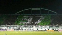 Brigata Curva Sud (BCS) selalu memberikan dukungan istimewa untuk tim kesayangannya, PSS Sleman, saat berlaga di Stadion Maguwoharjo. (Istimewa)