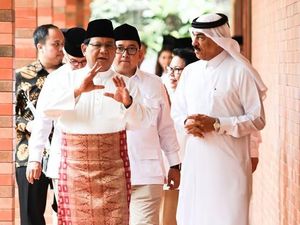 Foto: Dubes Qatar Temui Prabowo di Hambalang