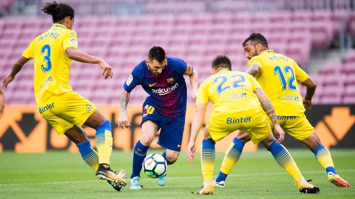 Pertandingan Barcelona vs Las Palmas, Oktober 2017. (Foto: Alex Caparros/Getty Images)