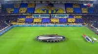 Ini adalah koreografi di Stadion El Madrigal yang ditunjukkan untuk Villarreal dari pendukungnya. (Istimewa)