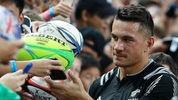 Sony Bill Williams. Dari dunia rugby, pria Selandia Baru 32 tahun itu kemudian pindah ke ring tinju. Ia sukses besar di rugby sementara di dunia tinju tujuh kali bertanding secara profesional. (Foto: Suhaimi Abdullah/Getty Images)
