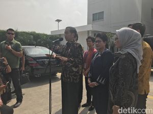 Jokowi Lirik Airlangga Saat Disinggung soal Cawapres