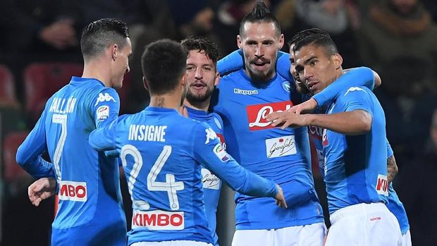 Napoli masih unggul atas PSG di klasemen Grup C Liga Champions.