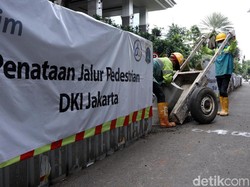 Sandi Harap Penataan Trotoar di Sudirman Rampung Sebelum Asian Games