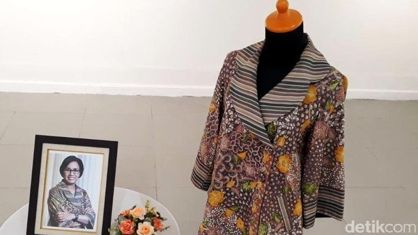 Penampakan Batik Sri Mulyani yang Laku Rp 10 Juta