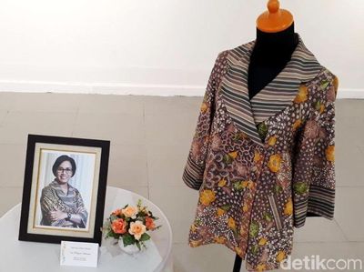 Penampakan Batik Sri Mulyani yang Laku Rp 10 Juta
