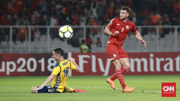 Marko Simic akan kembali menjadi andalan Persija untuk membobol gawang Song Lam Nghe An. (