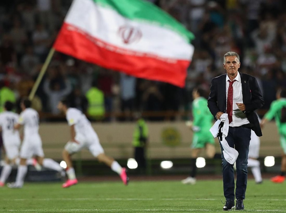 Pelatih Iran, Carlos Queiroz. (Foto: Amin M. Jamali/Getty Images)