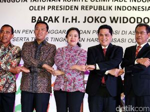 Menko PMK Buka Rapat Anggota Tahunan Komite Olimpiade Indonesia Menko PMK Buka Rapat Anggota Tahunan Komite Olimpiade Indonesia