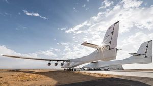 Mengintip Uji Coba Stratolaunch, Pesawat Terbesar Sejagat