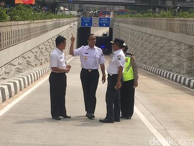Momen Anies Resmikan dan Tinjau Underpass Lebak Bulus