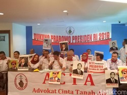 ACTA Deklarasikan Prabowo sebagai Capres 2019