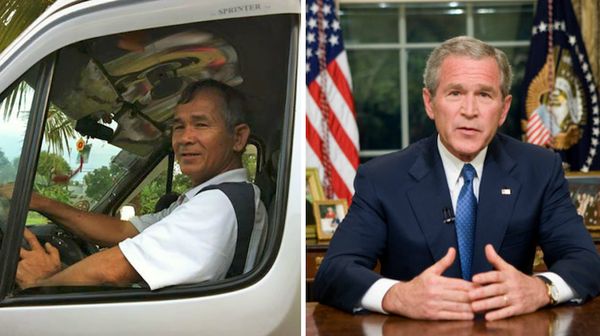 Foto: 10 Pria Asia yang Mirip Tokoh Dunia, Obama Hingga George Bush