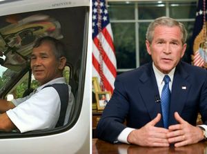 Foto: 10 Pria Asia yang Mirip Tokoh Dunia, Obama Hingga George Bush