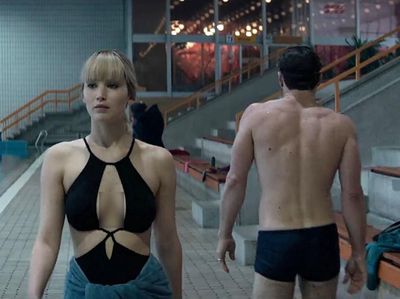 Aksi Menggoda Jennifer Lawrence di Red Sparrow