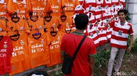 Pedagang Atribut Persija Serbu GBK