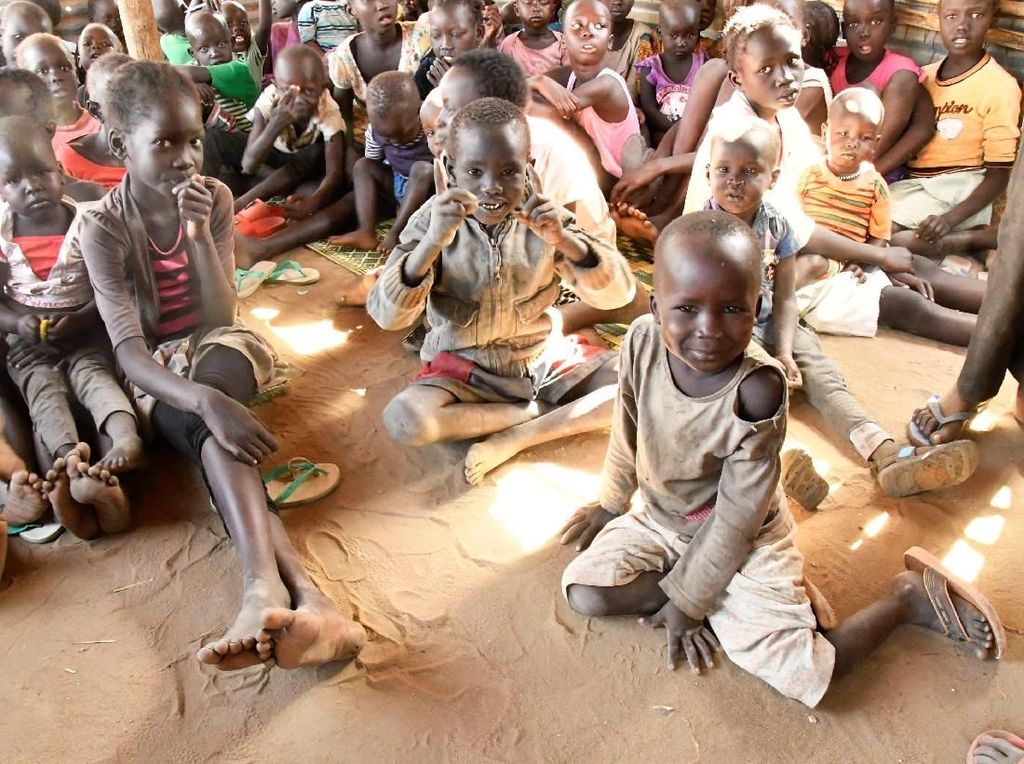 Foto: Begini Keadaan Anak-anak Sudan Selatan di Pengungsian