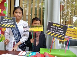 Cara Pelajar Bandung Belajar Selamat Berlalu Lintas