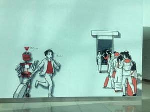 Mural-mural Kreatif di Terminal 3 Bandara Soetta