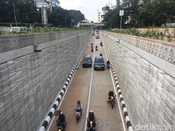 Usai Diresmikan Anies, 2 Jalur di Underpass Kartini Bisa Dilintasi