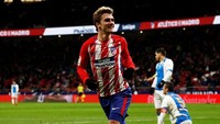 Antoine Griezmann, (penyerang). Bintang Aletico Madrid ini layak dapat satu tempat di lini depan berkat banderol harganya yang sekitar 100 juta euro (Rp 1,70 triliun). (Foto: Juan Medina/Reuters)