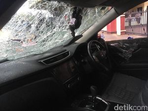 Begini Kondisi Mobil yang Seruduk Ojek Online di Underpass Senen