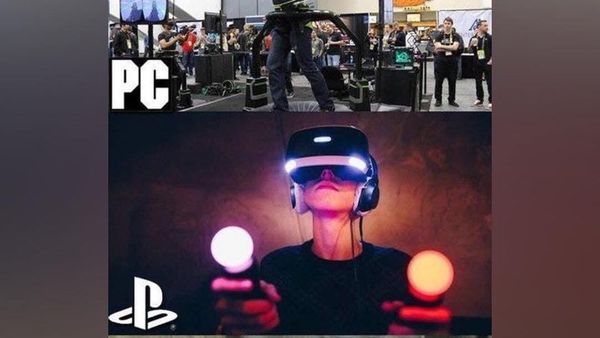 Meme Lucu Perdebatan Main Game di PC dan Konsol