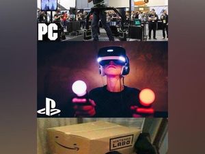 Meme Lucu Perdebatan Main Game di PC dan Konsol