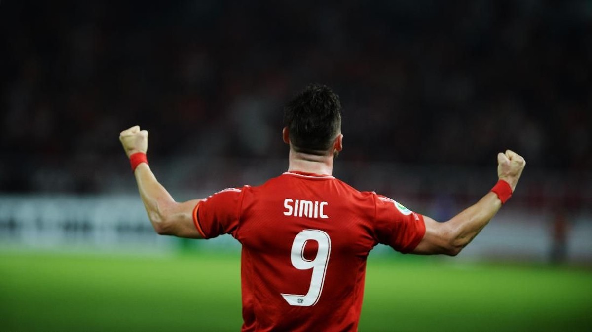 Pemain Persija Jakarta, Marko Simic. (Foto: Akbar Nugroho Gumay/Antara Foto)