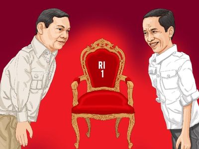 Foto: Deklarasi Jokowi-Maruf Amin vs Prabowo-Sandiaga