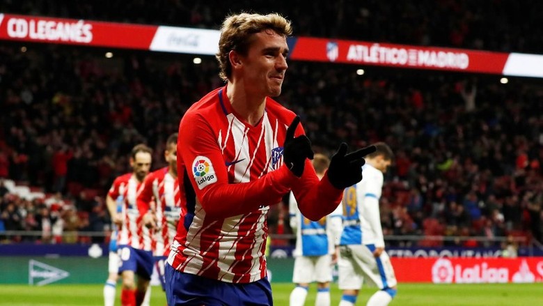 Griezmann Tembus 100 Gol bersama Atletico