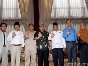 Aher Ikut, Begini Suasana Pertemuan Koalisi ASYIK di Rumah Prabowo