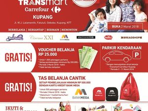 Besok, Transmart Carrefour Buka di Kupang NTT Besok, Transmart Carrefour Buka di Kupang NTT