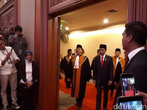 Presiden Jokowi Hadiri Laporan Tahunan MA